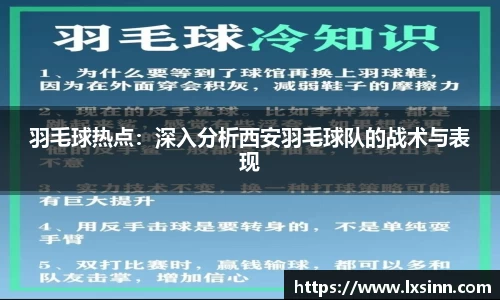 羽毛球热点：深入分析西安羽毛球队的战术与表现